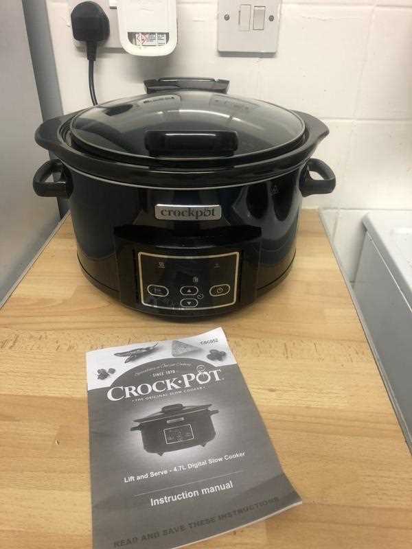 instruction manual crockpot symbols uk