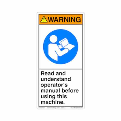 read instruction manual symbol