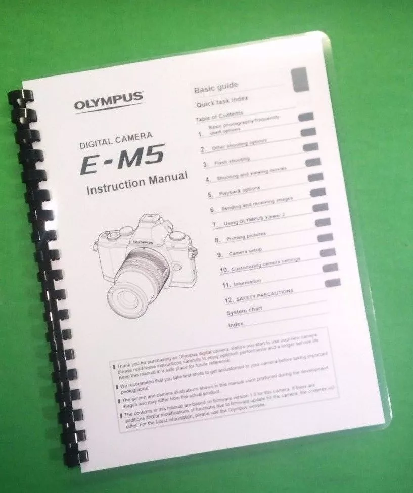 omd em5 instruction manual