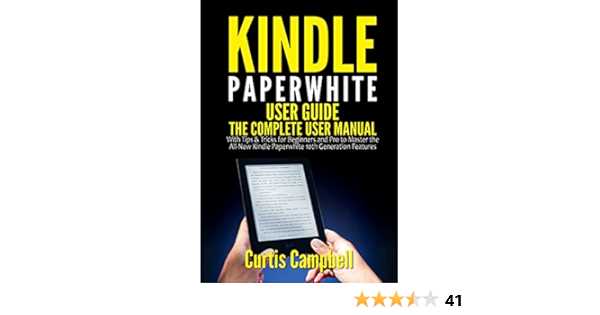 instruction manual for amazon kindle