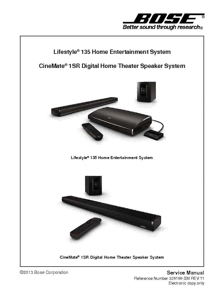 bose cinemate instruction manual