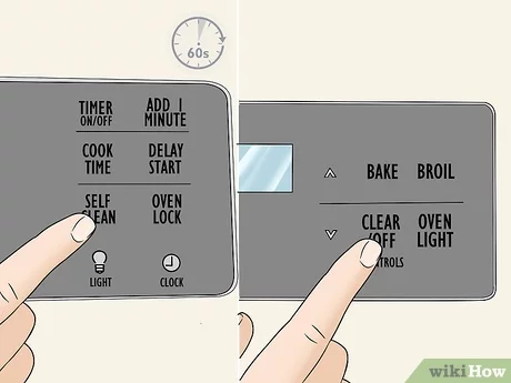 ge profile self cleaning oven instructions manual