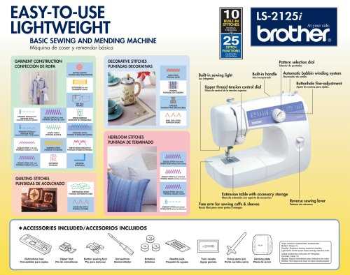 brother ls2125i instruction manual