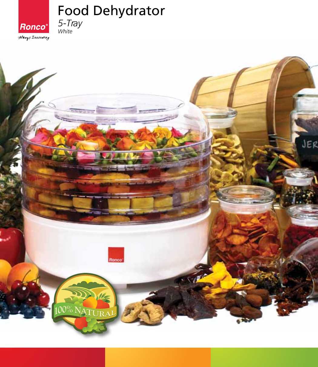 ronco food dehydrator instruction manual