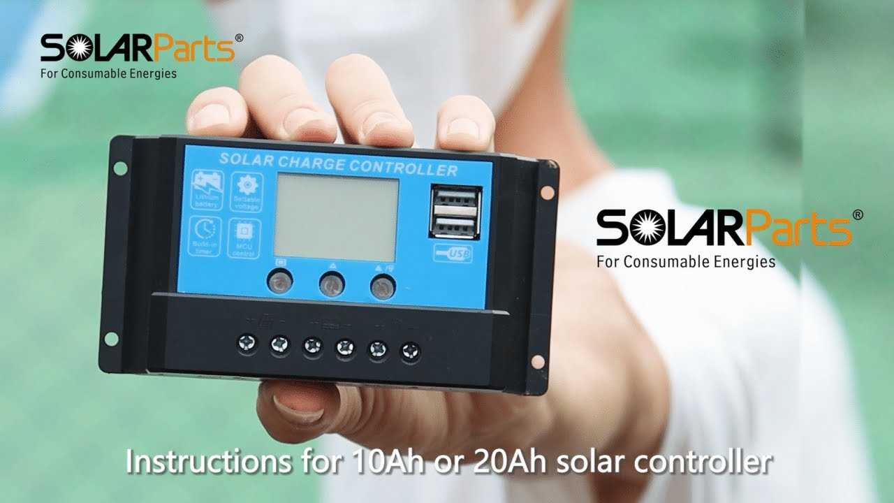 solar charge controller instruction manual