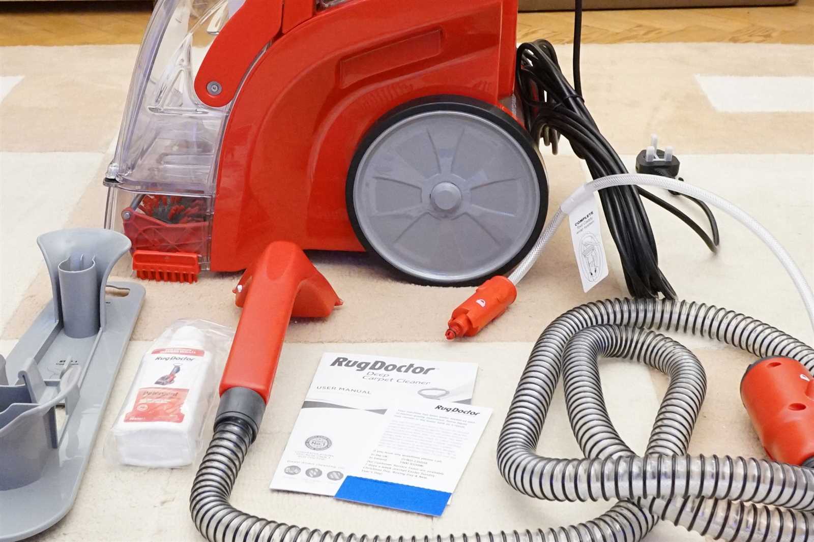 rug doctor instructions manual