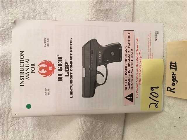 ruger lc9 instruction manual