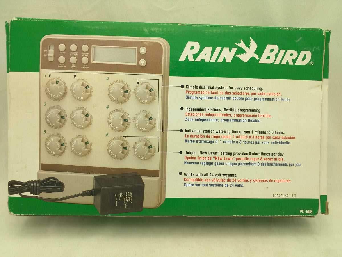 rain bird pc 506 instruction manual
