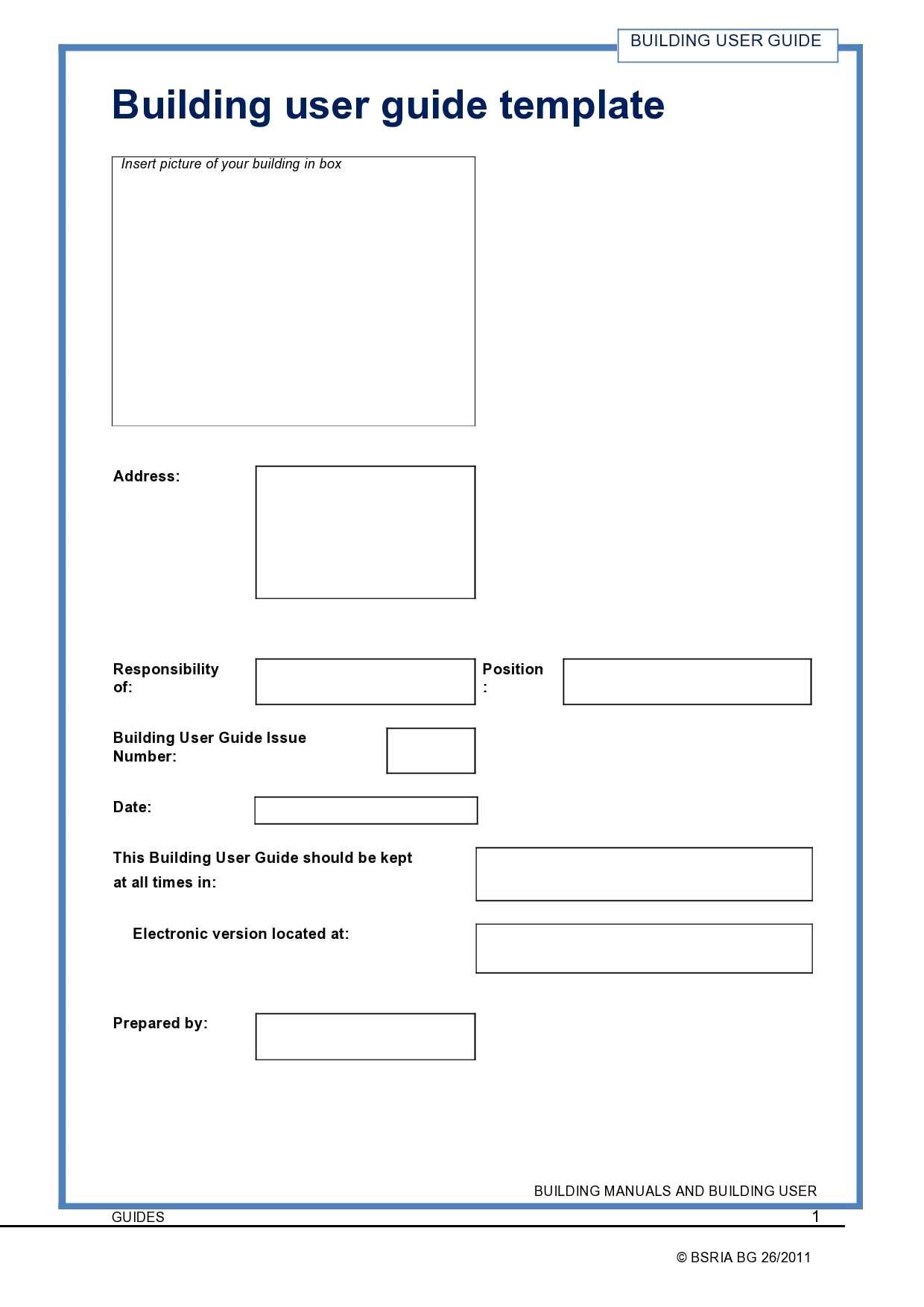 sample instruction manual layout format