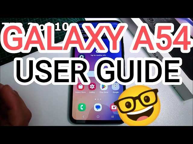 samsung a54 instruction manual