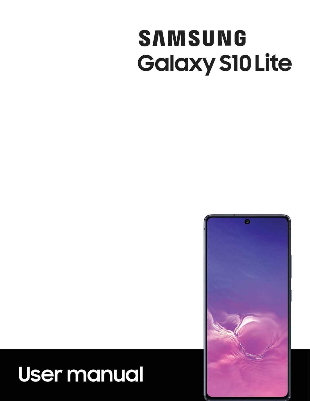 samsung galaxy s10 instruction manual