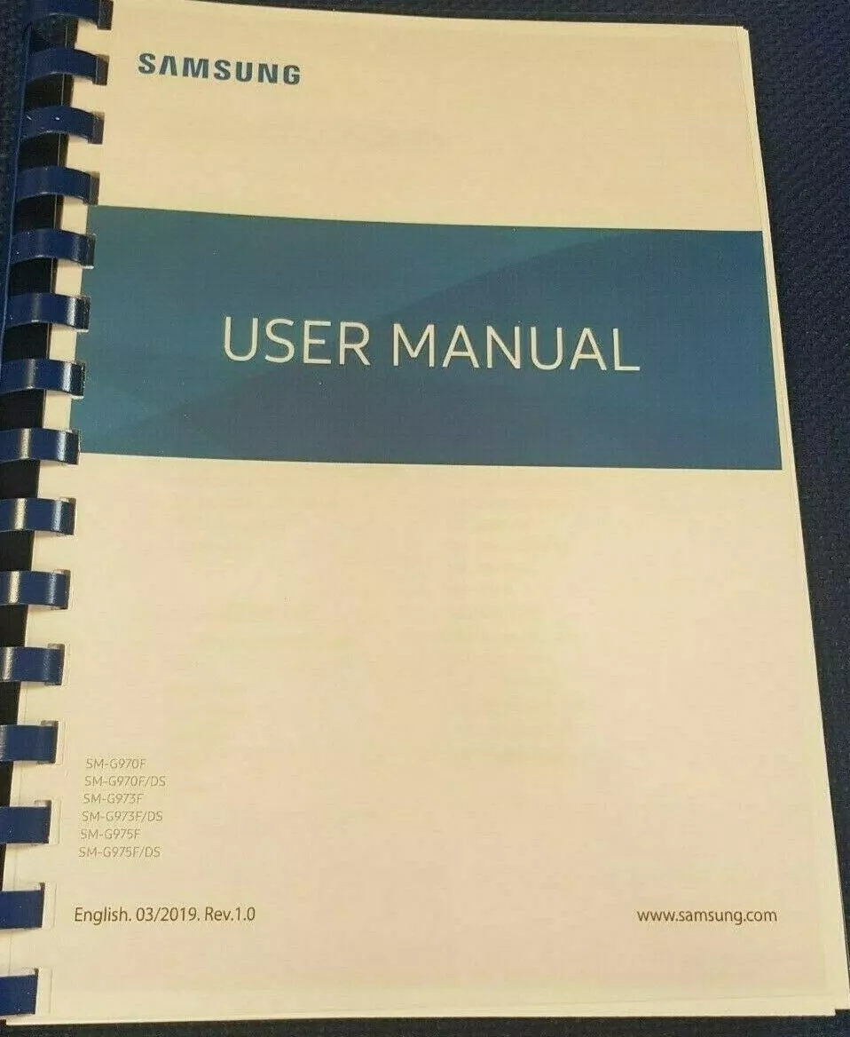 samsung galaxy s10 instruction manual