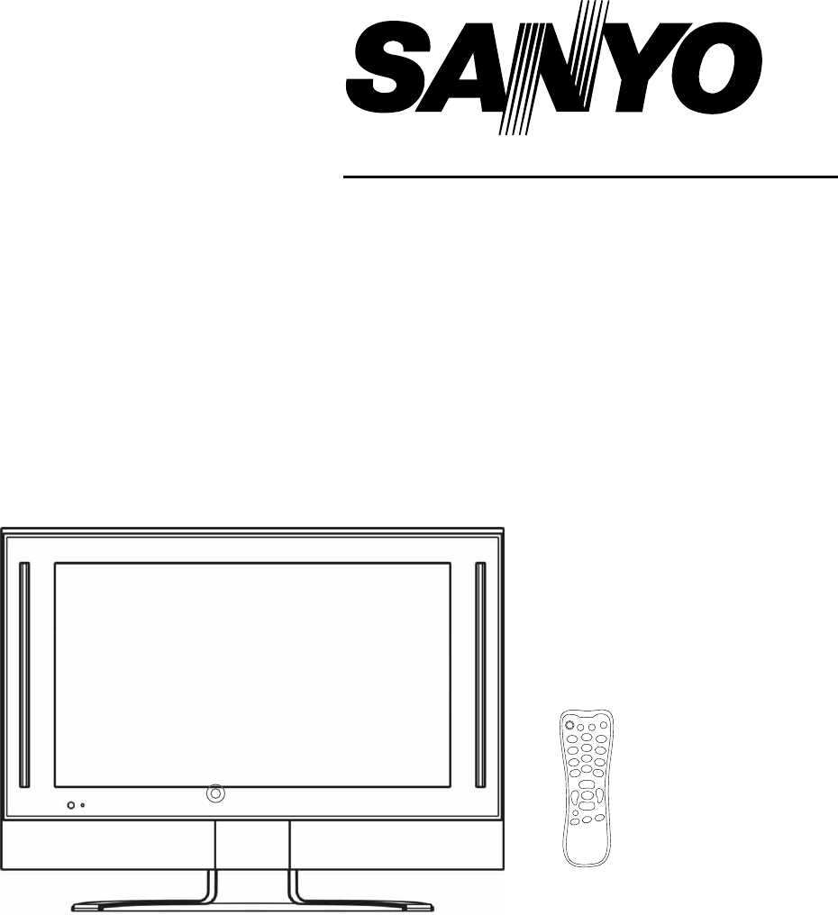 sanyo tv instruction manual