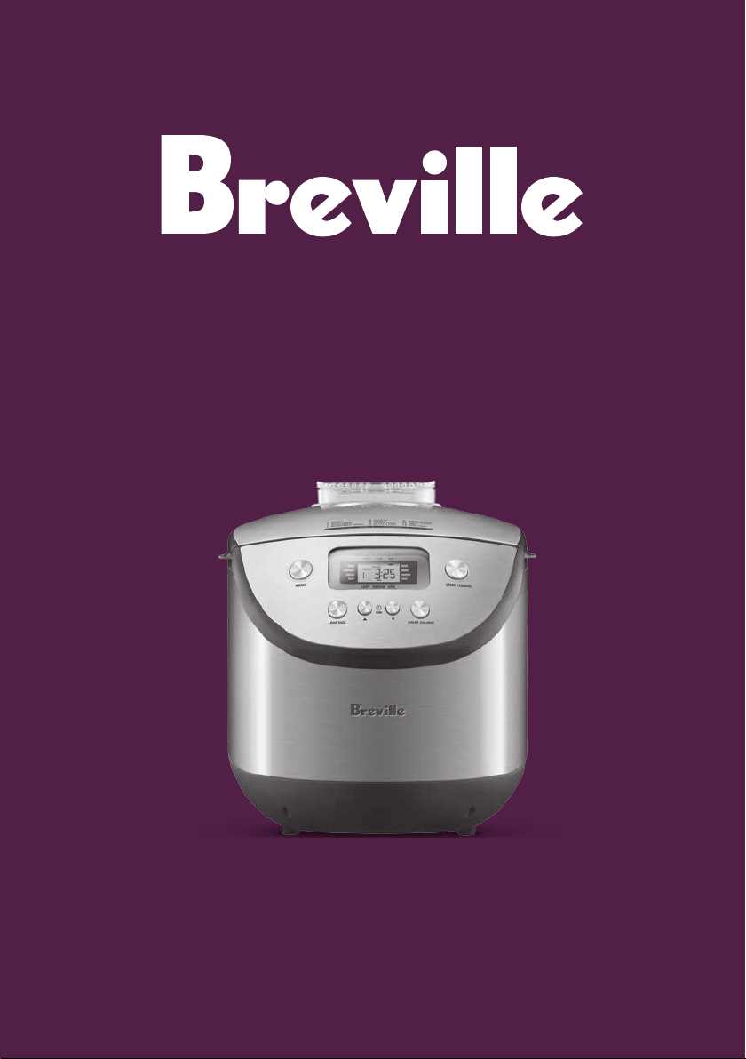 breville bread maker instruction manual