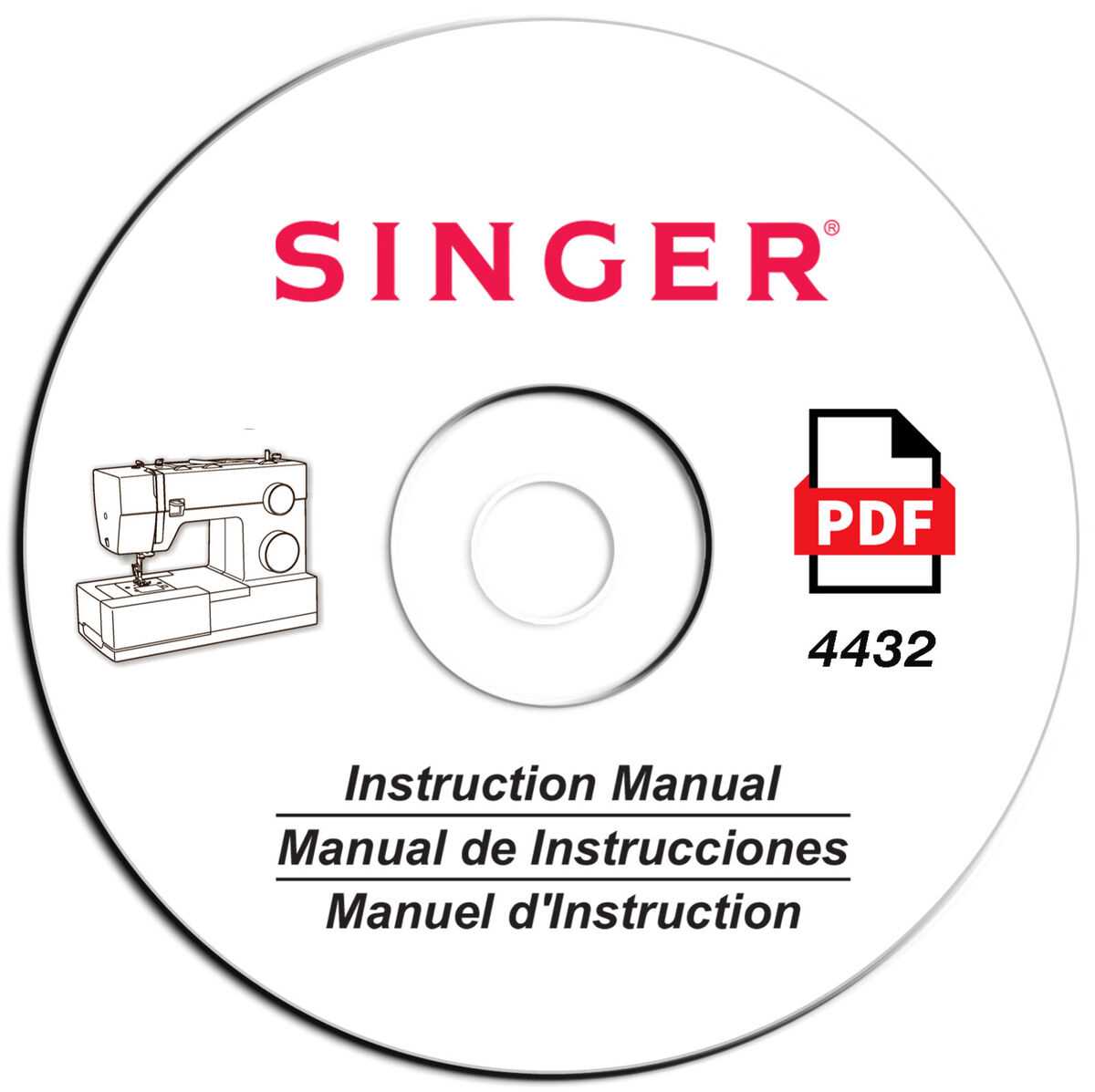 singer 4432 instruction manual