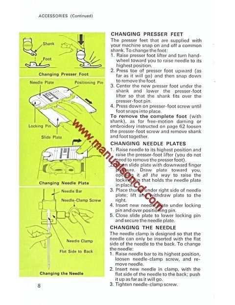 singer 538 instruction manual free