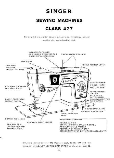 singer 538 instruction manual free