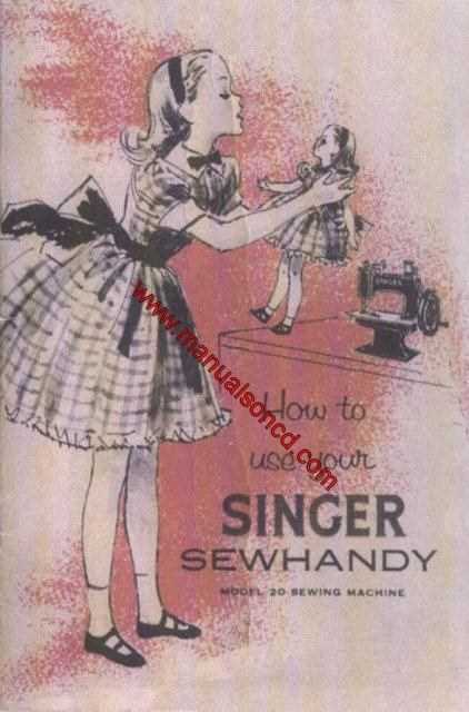 singer model 20 sewhandy sewing machine instruction manual