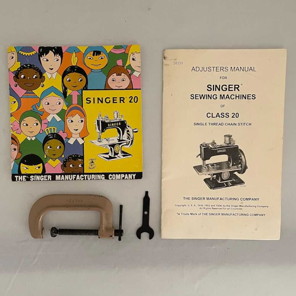 singer model 20 sewhandy sewing machine instruction manual