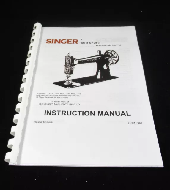 singer sewing machine 4452 instruction manual