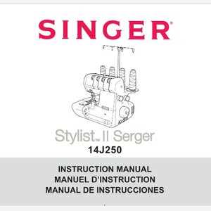 singer stylist 7258 instruction manual