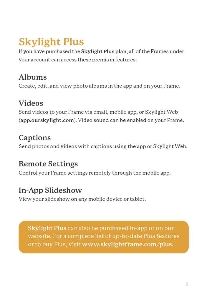 skylight frame instruction manual