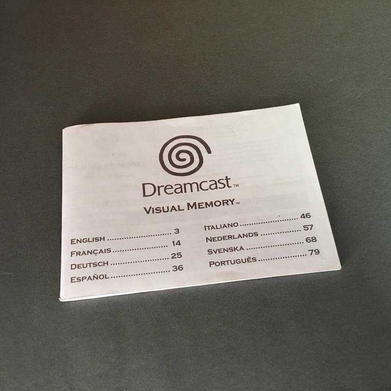 sega dreamcast instruction manual