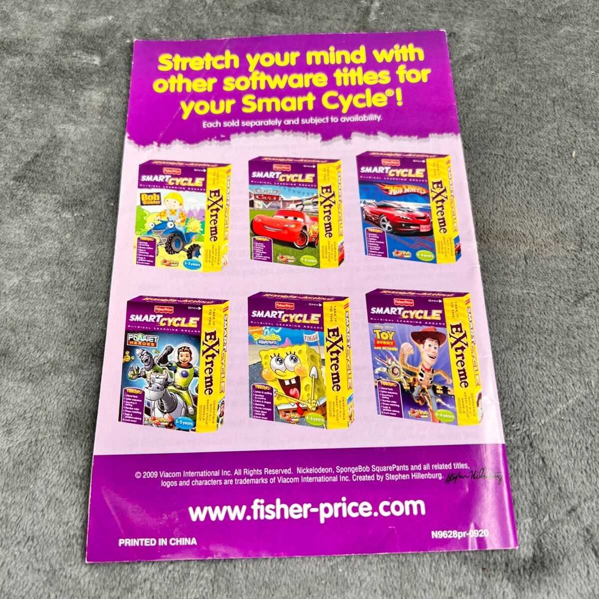 smart cycle instruction manual