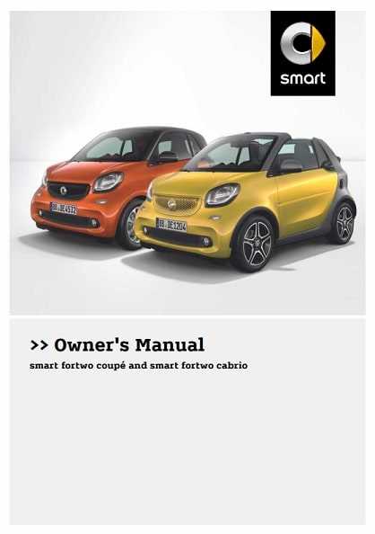 smart fortwo instruction manual