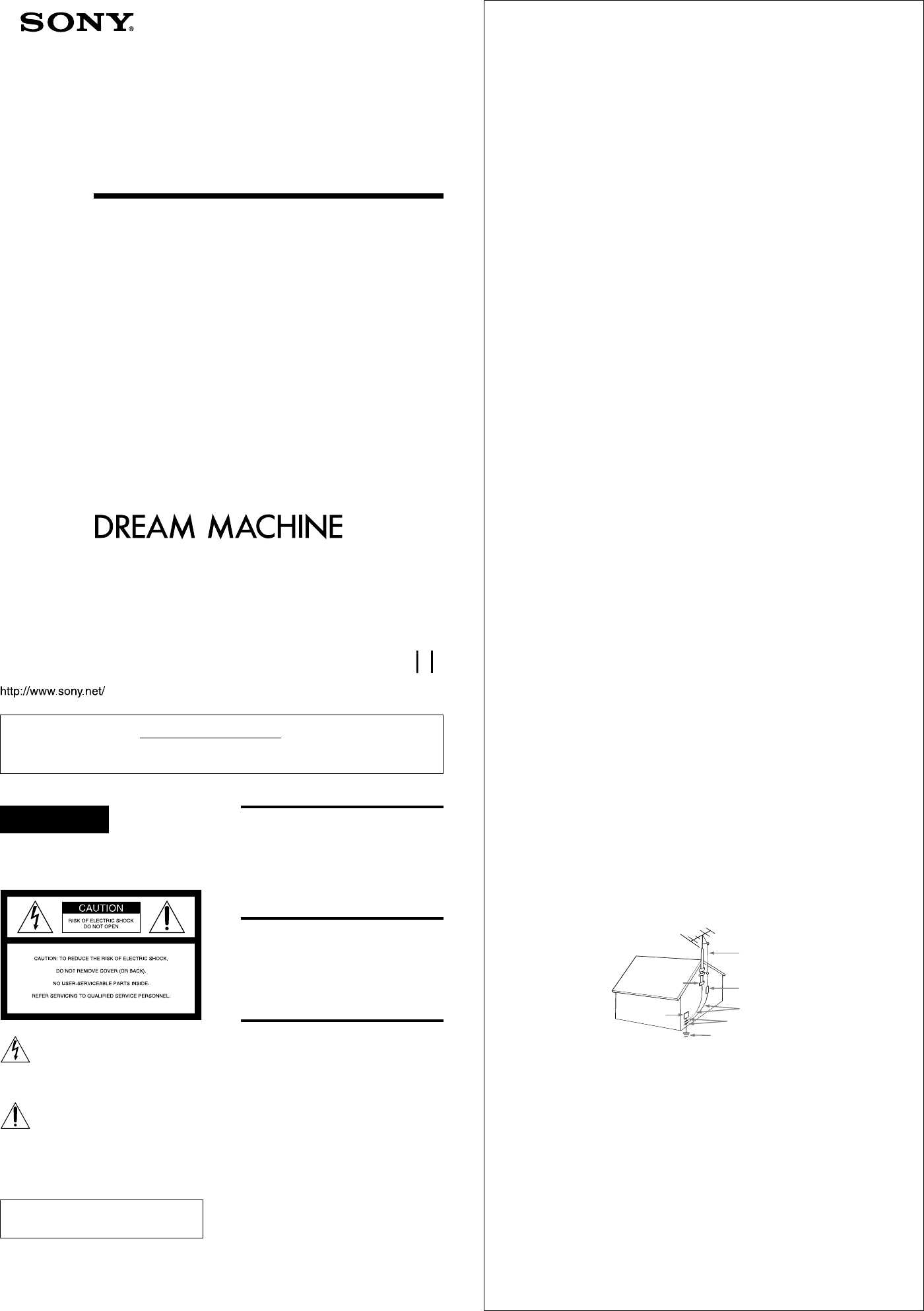 sony dream machine clock radio instruction manual