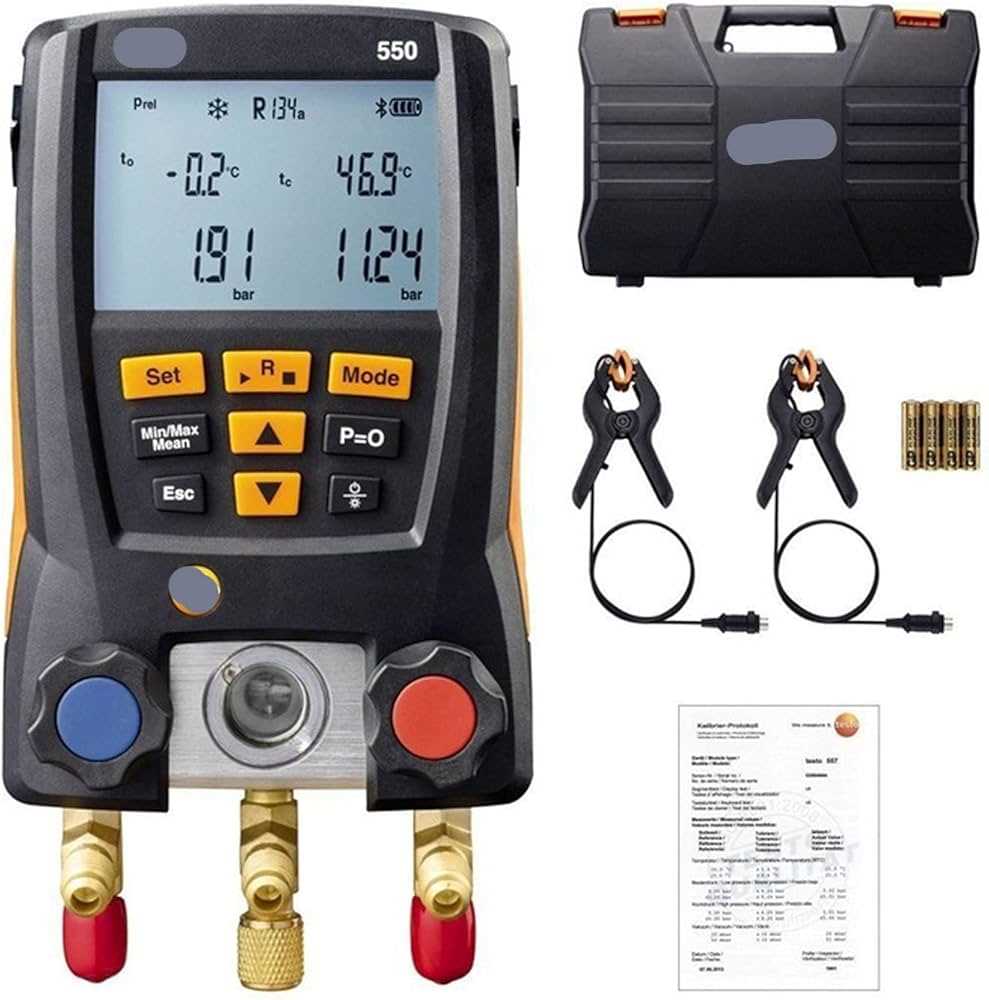 testo 550 instruction manual