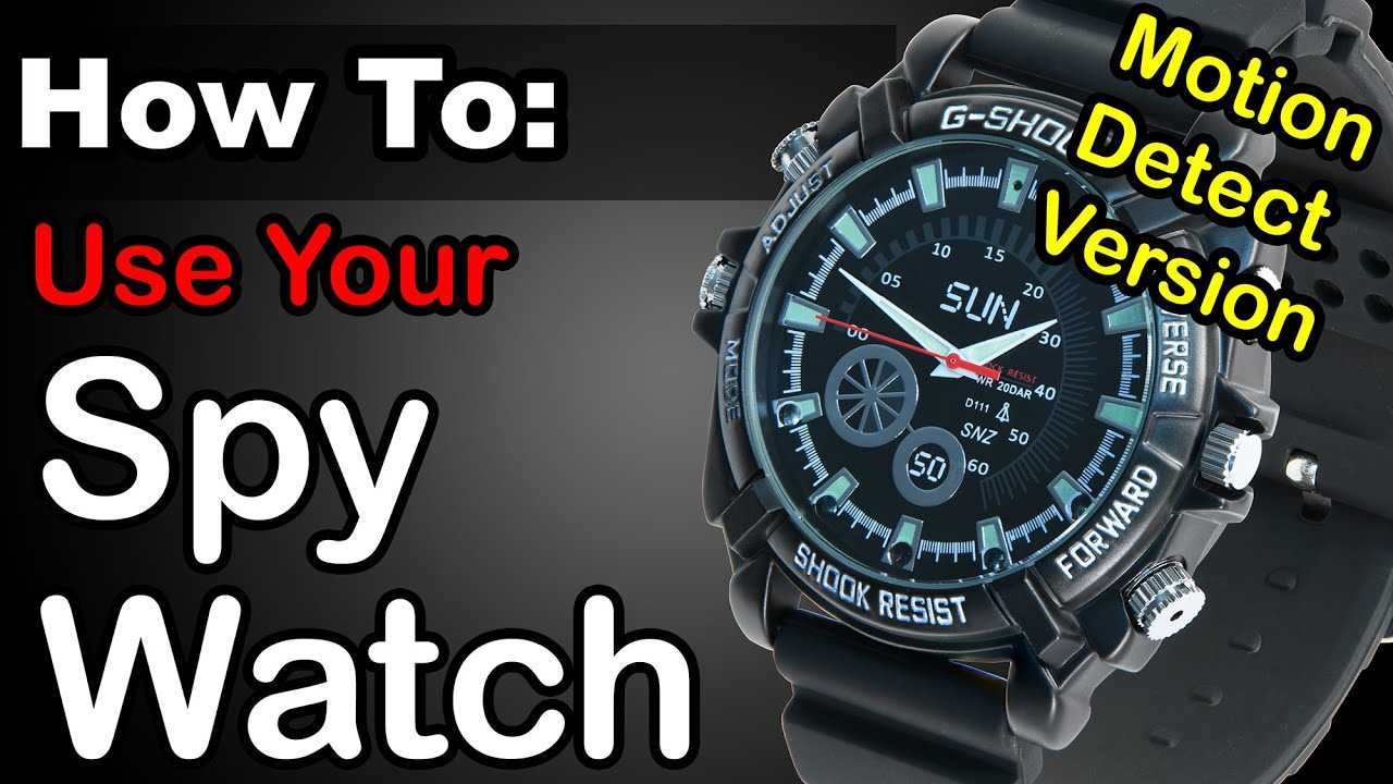 spy watch instructions manual