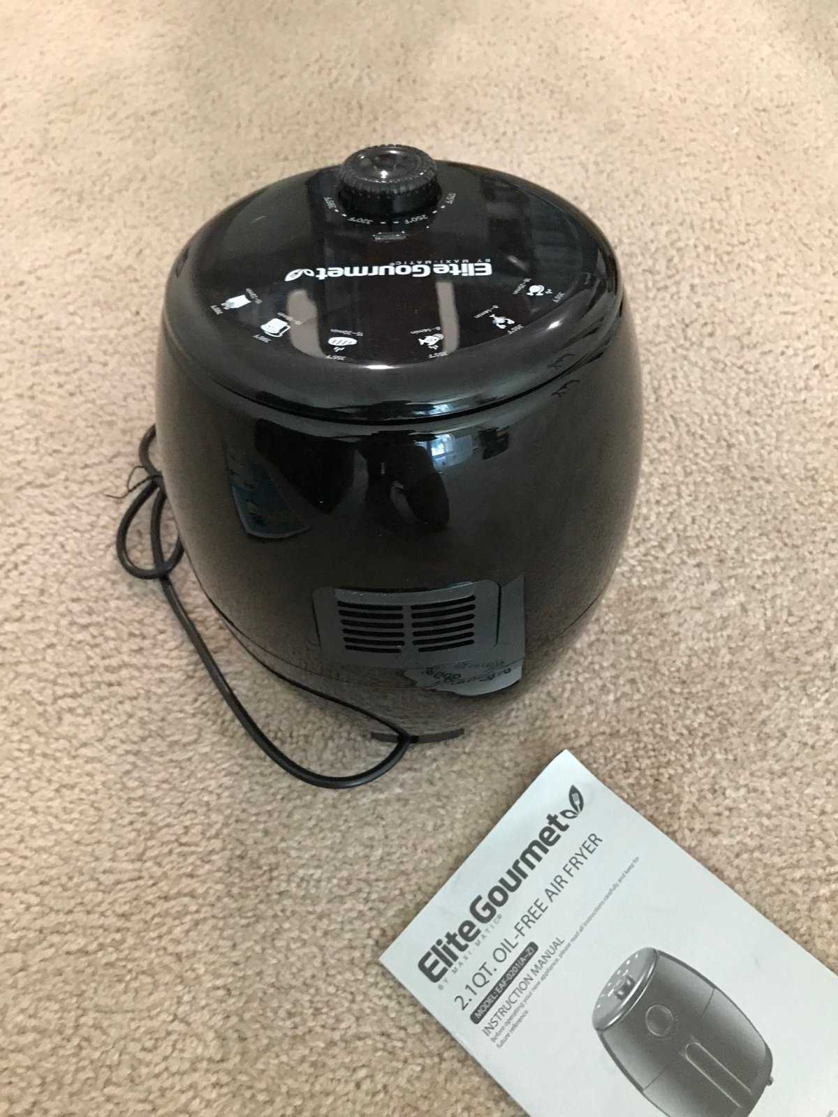 power air fryer elite instruction manual