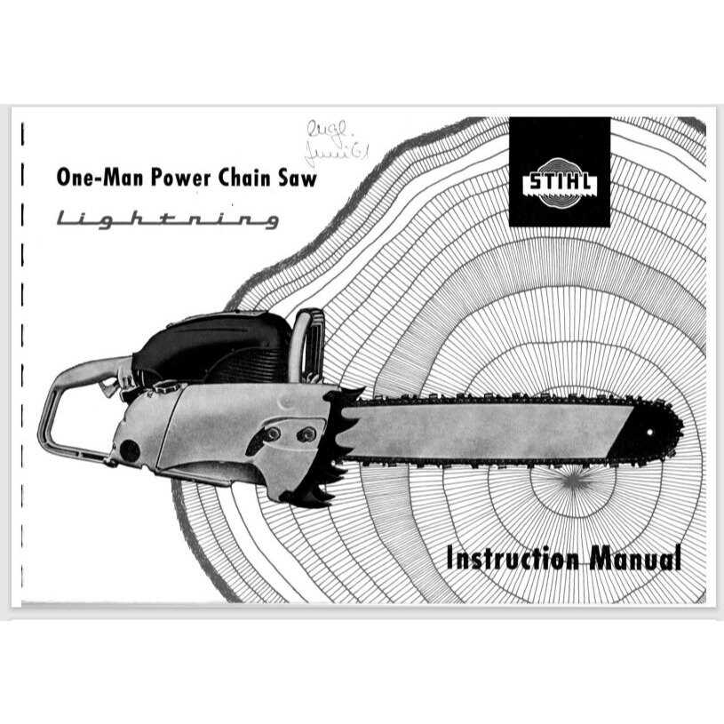 stihl ms 461 instruction manual