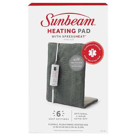 sunbeam heating pad instruction manual