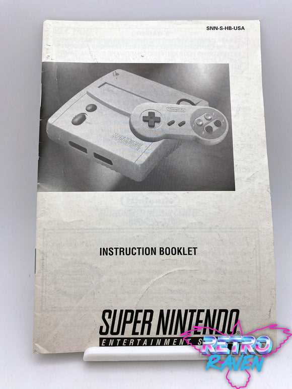 super nintendo instruction manual