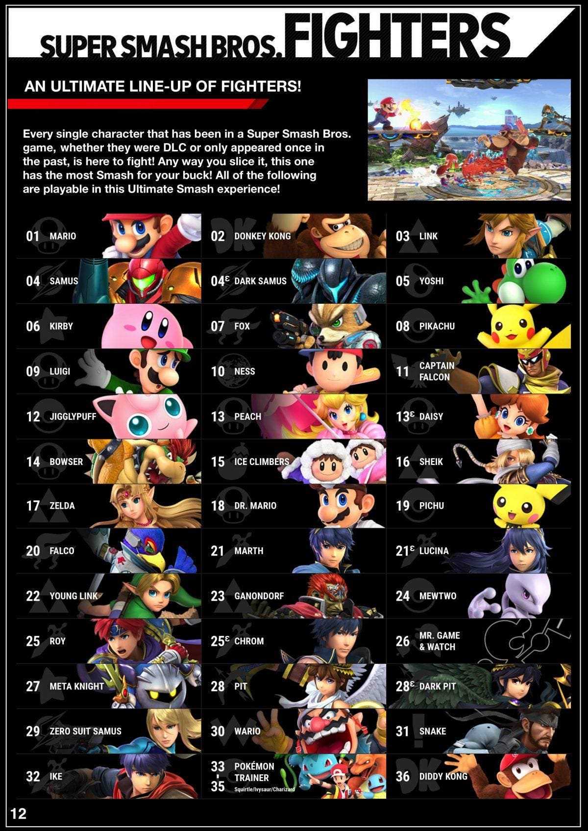 super smash bros ultimate instruction manual