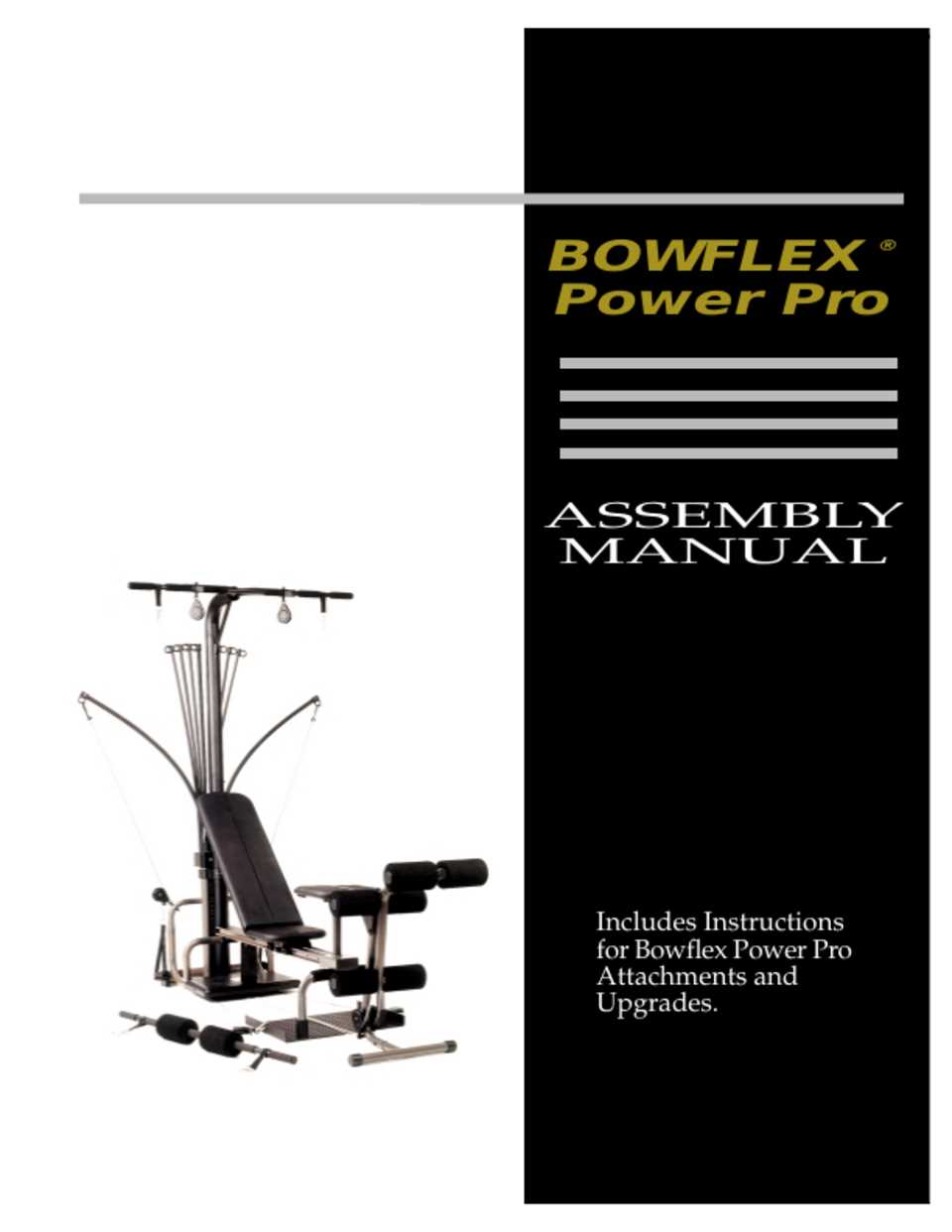 bowflex ultimate instruction manual