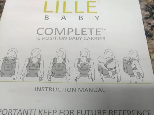 lillebaby airflow instruction manual