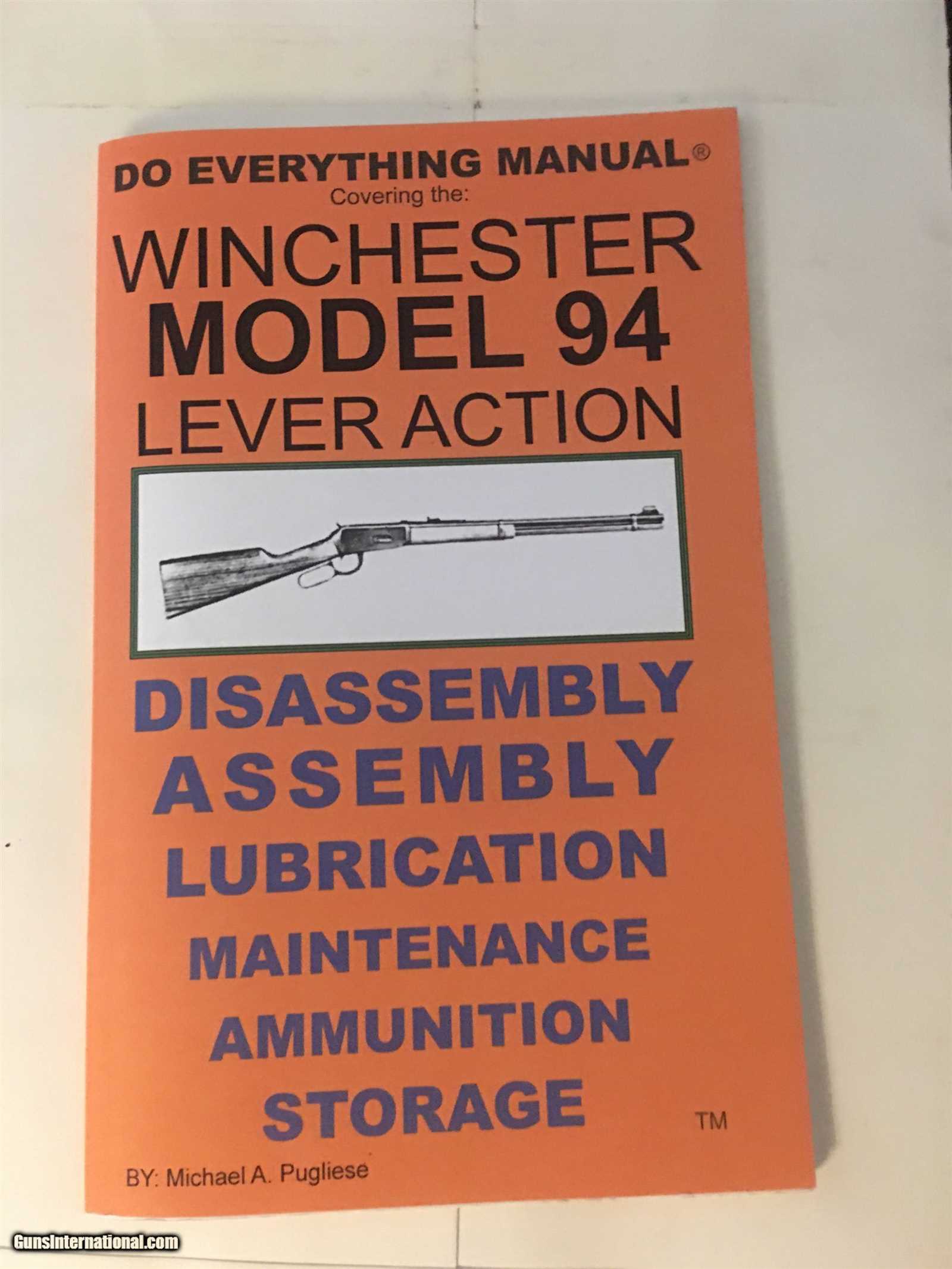 winchester model 94 instruction manual