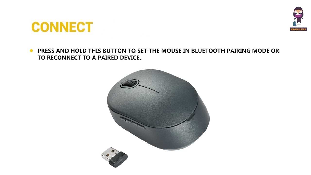 onn wireless mouse instruction manual