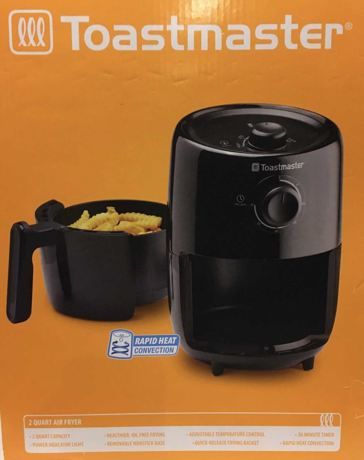 toastmaster air fryer 2 quart instruction manual