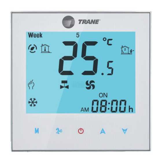 trane programmable thermostat instruction manual