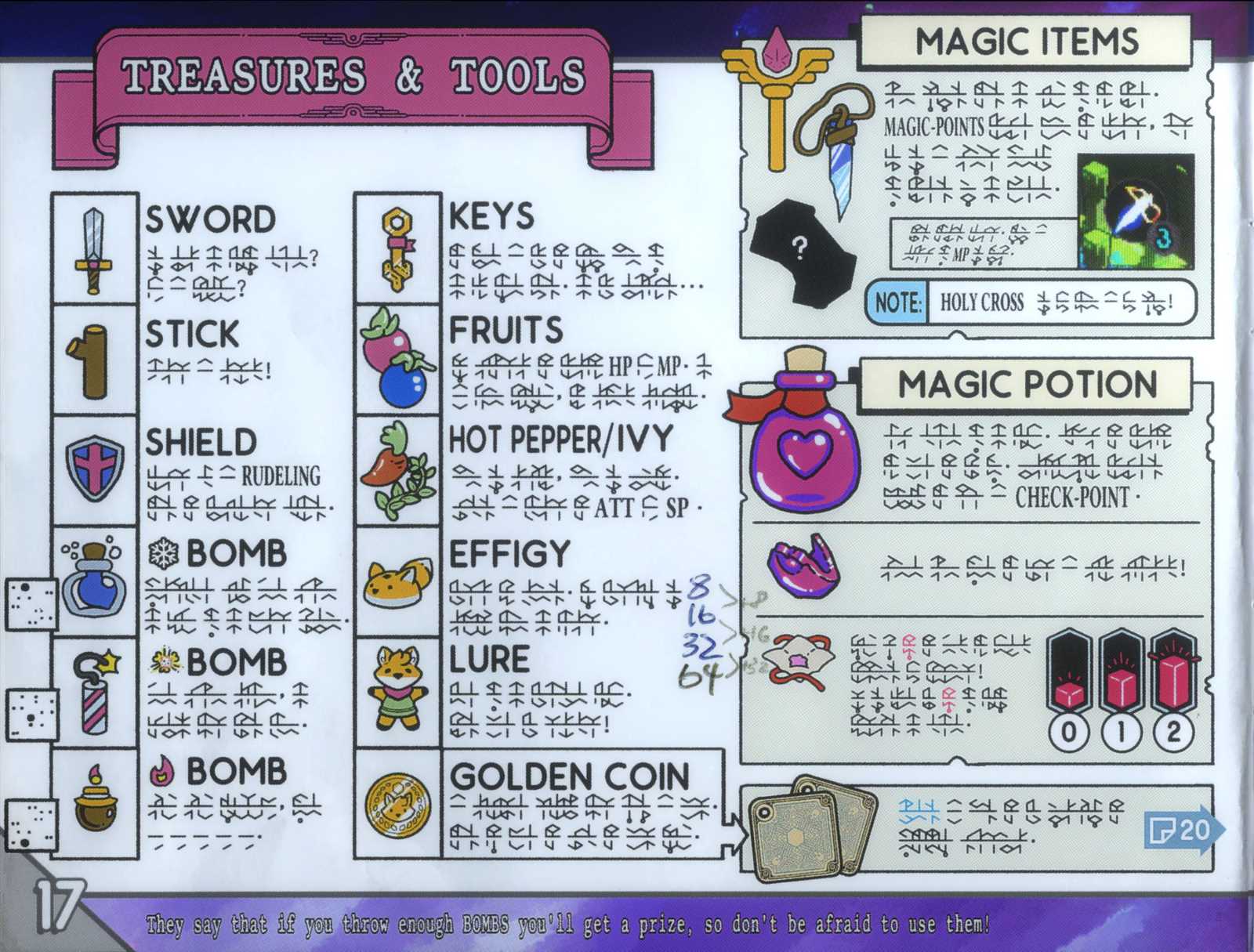 tunic instruction manual translated