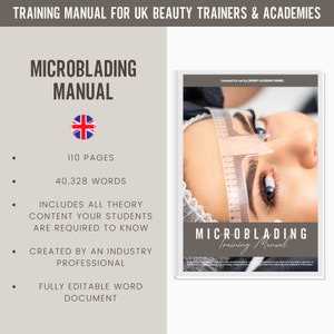 microblading kit with instructional manual