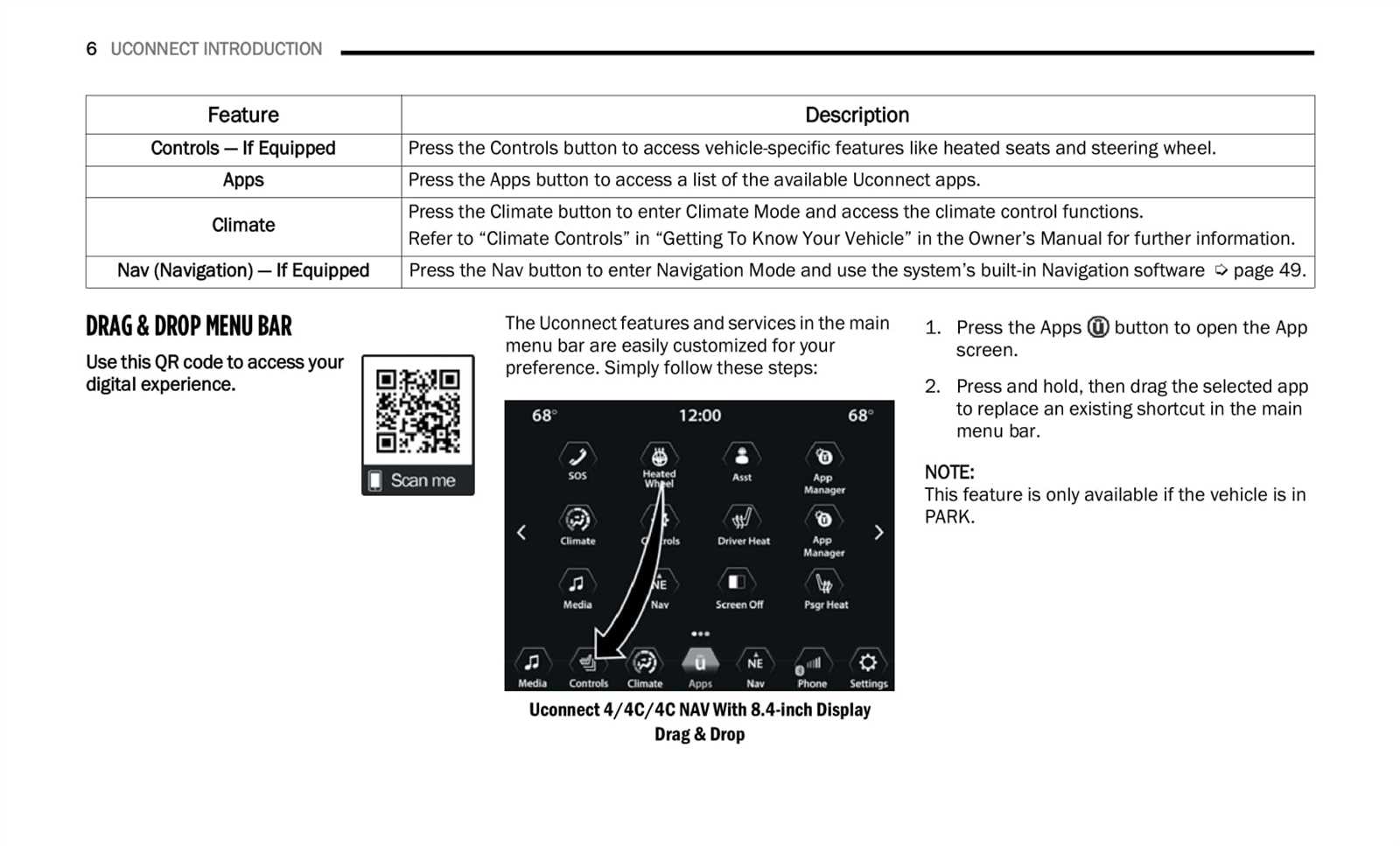 uconnect radio instruction manual