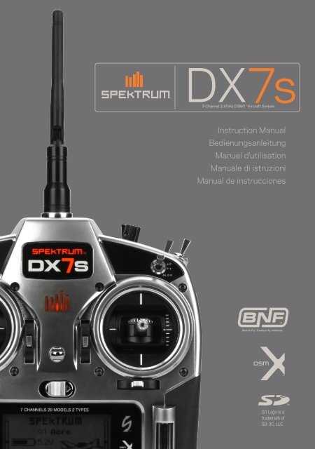 spektrum dx4e instruction manual