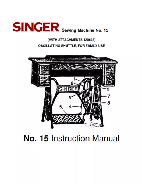 singer 367 sewing machine instruction manual