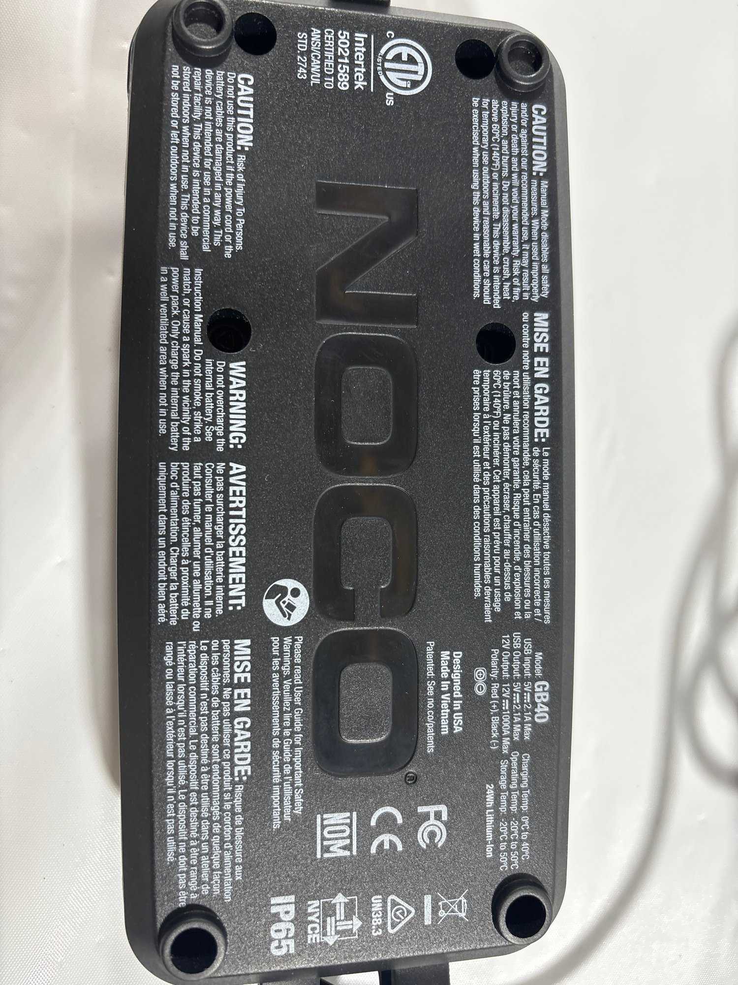 noco gb40 instruction manual