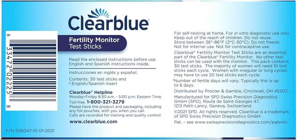 clear blue ovulation instruction manual